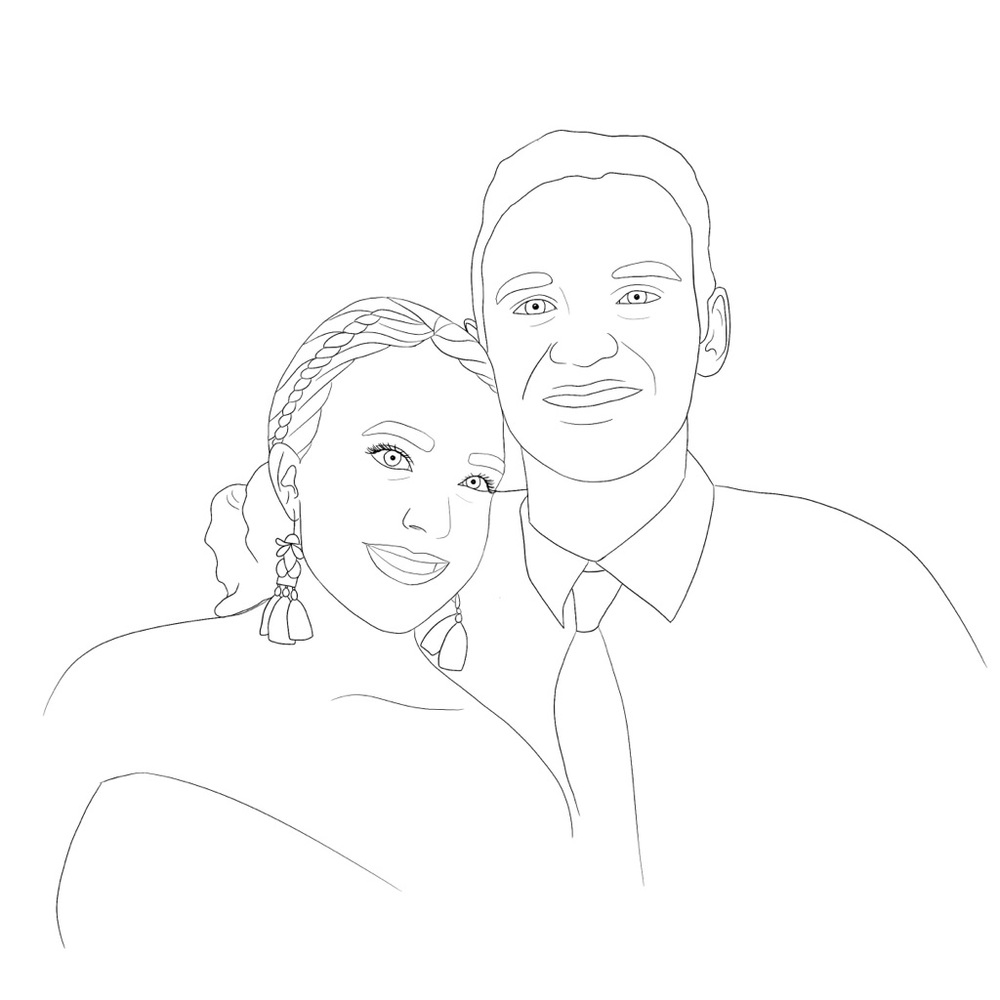 Costume Line Drawing